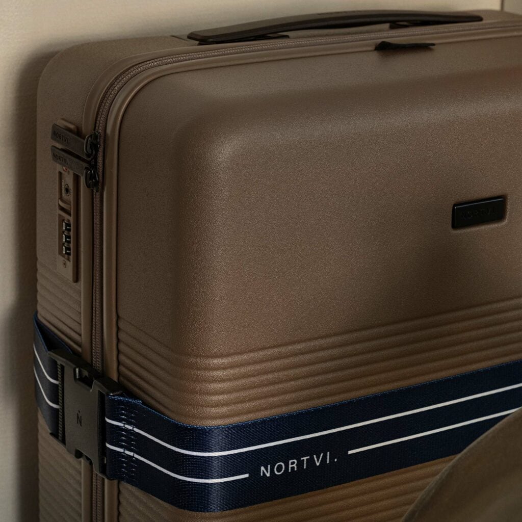 Luggage strap blue