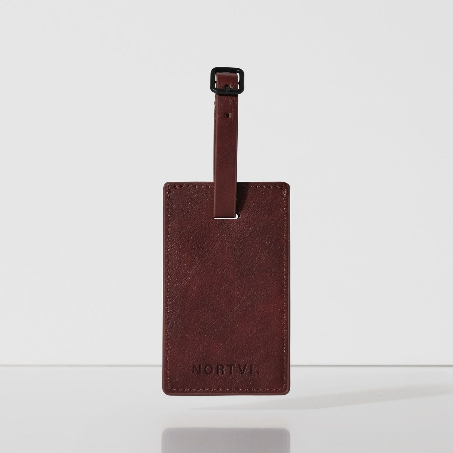 Luggage tag burgundy
