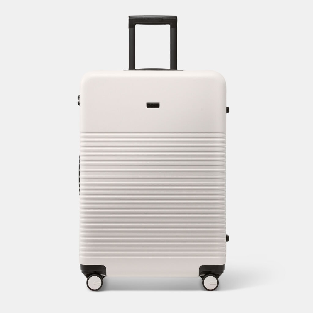 Medium Check-In Sand White