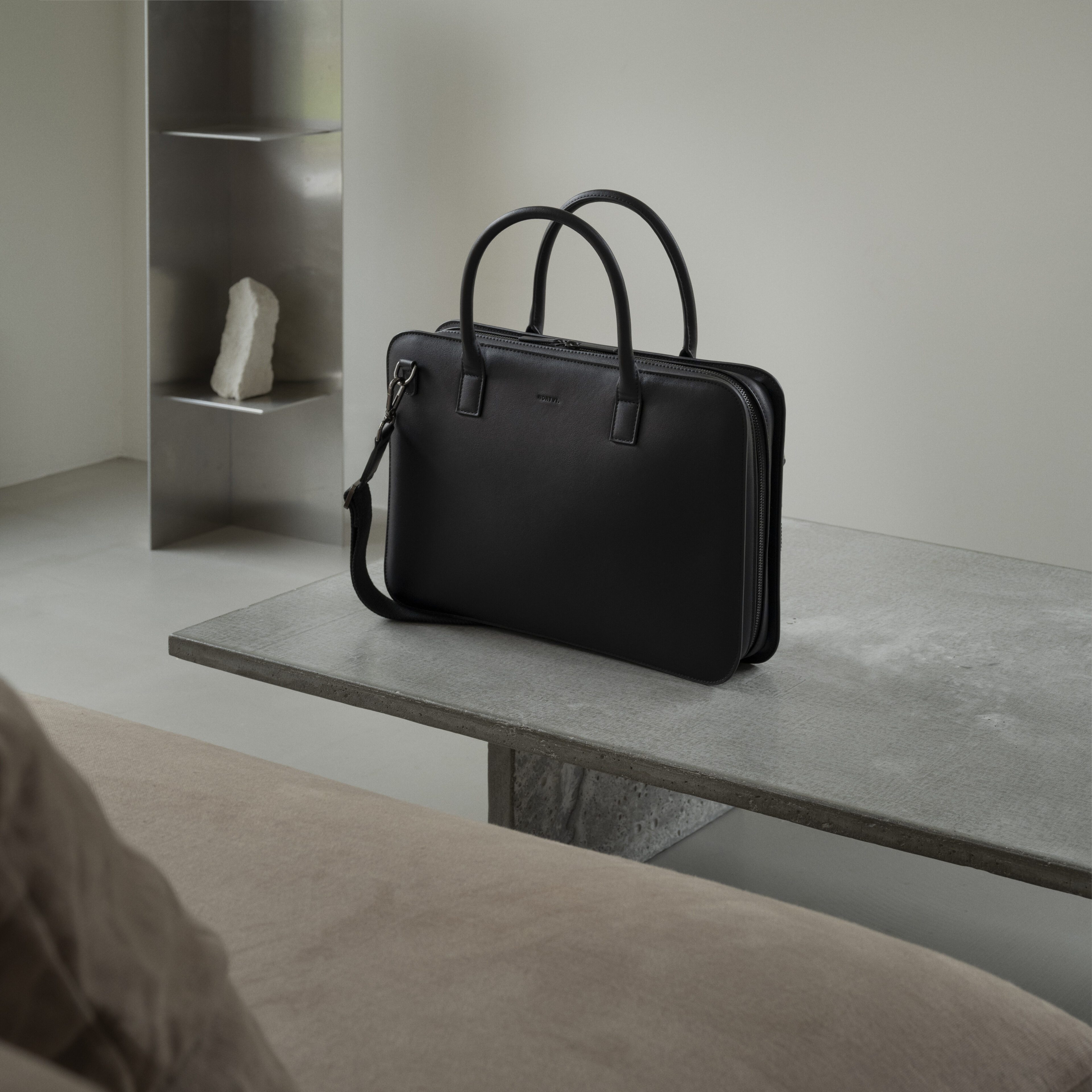 Briefcase Midnight Black